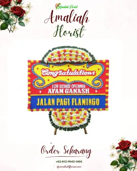 Sewa Papan Bunga Padang Temu